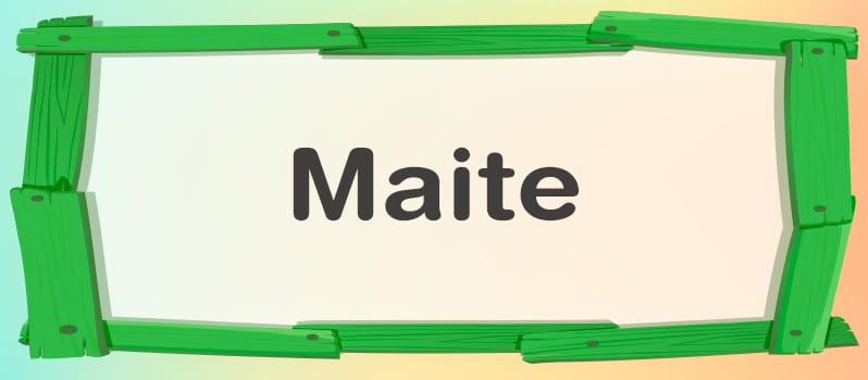 Significado de Maite