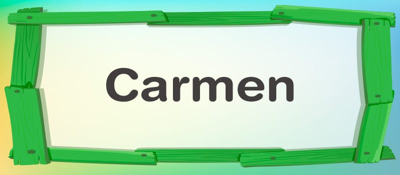 Cuál es el significado de Carmen
