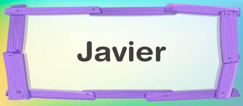 Cuál es el significado de Javier