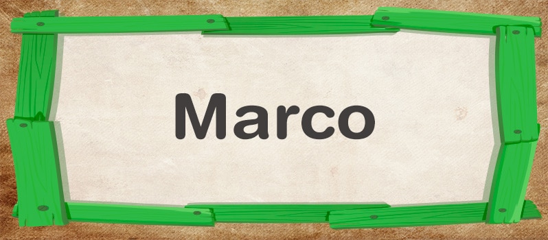 Significado del nombre Marco