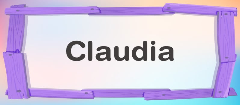 Cuál es el significado de Claudia