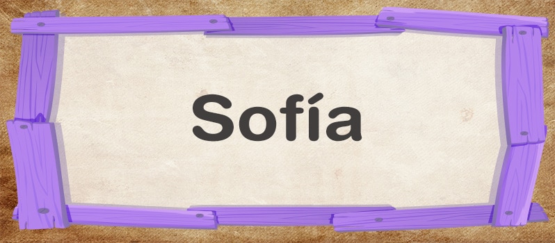 Cuál es el significado de Sofía
