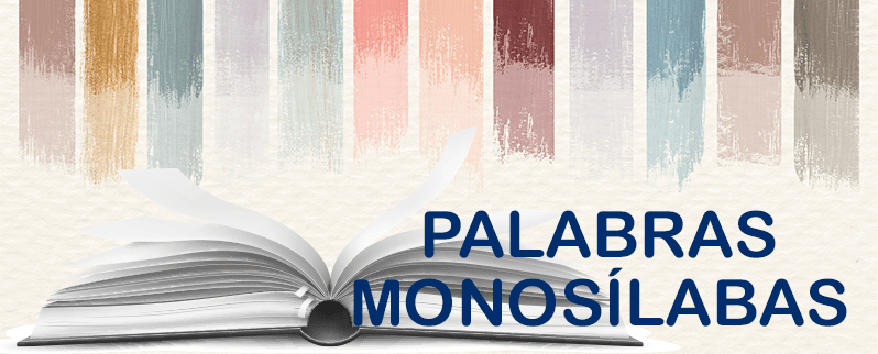 Qué son las palabras monosílabas