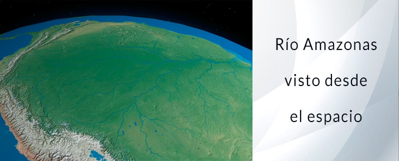 Ríos más caudalosos del mundo: Amazonas visto desde el Espacio